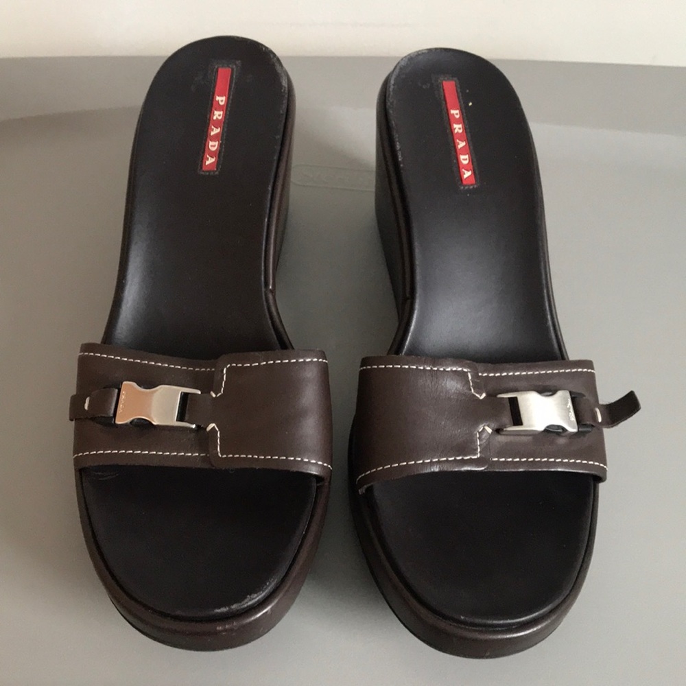 Prada shoes wedges size 39 1/2